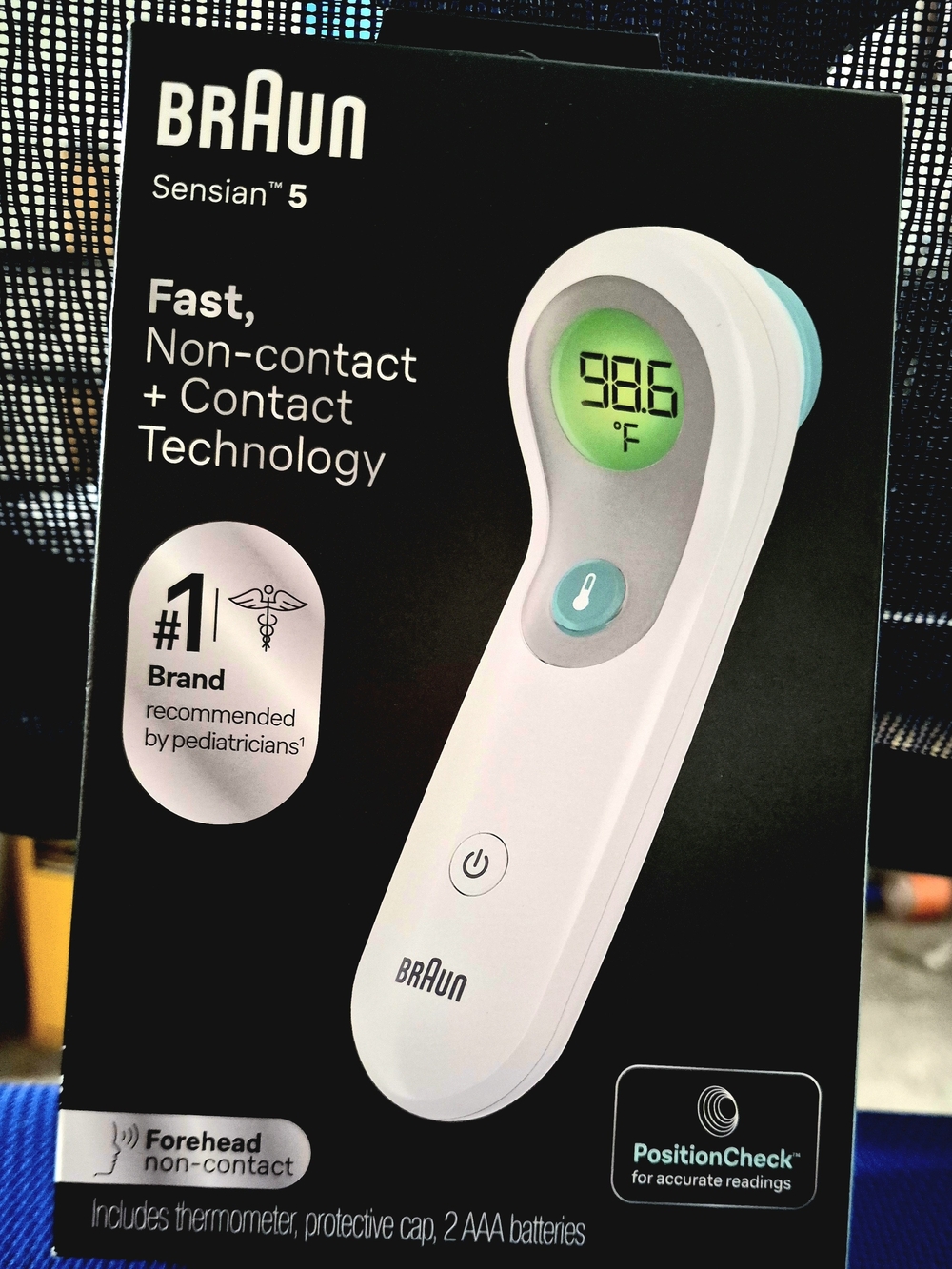 Braun Sensian 5 Forehead Thermometer - Brand New Sealed